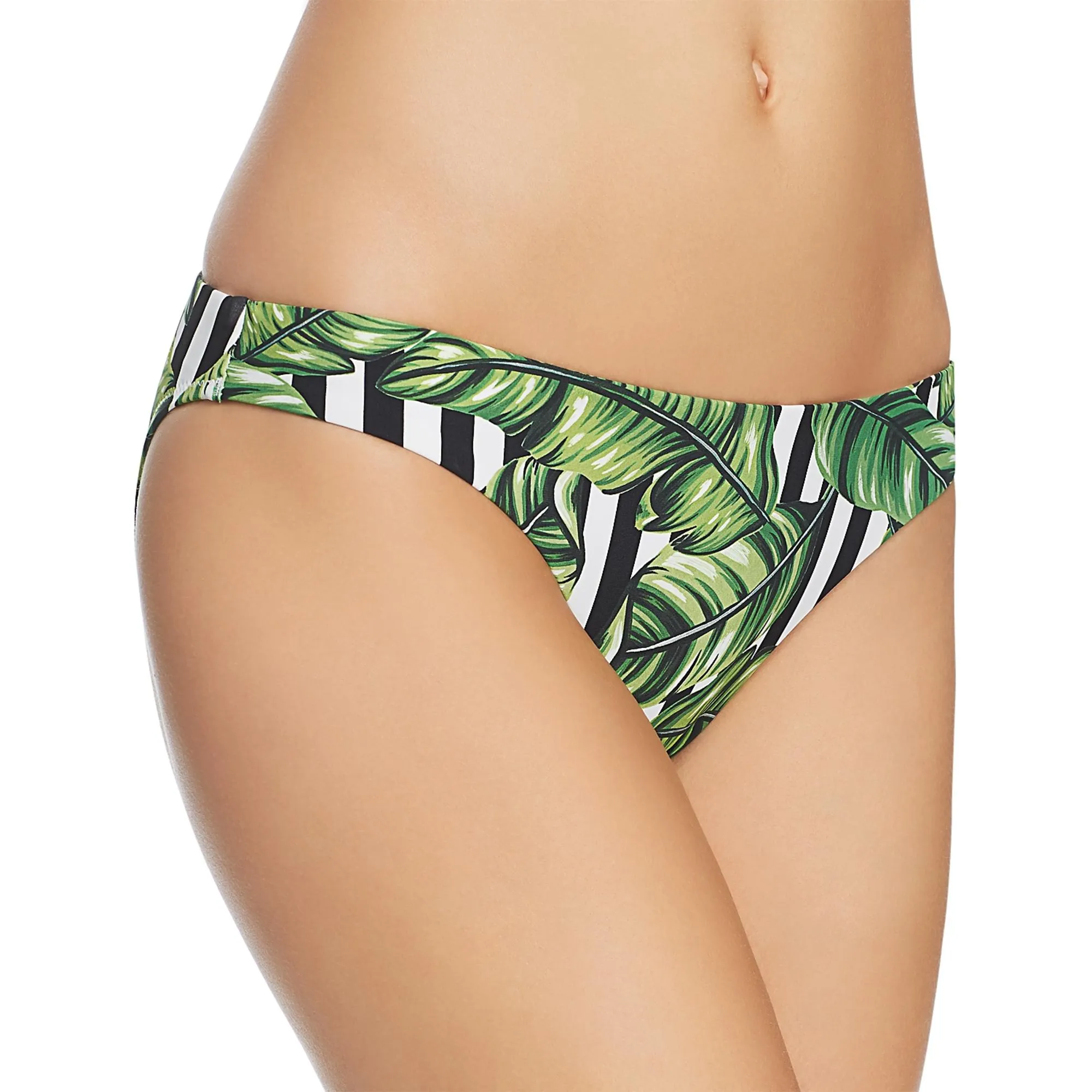 Havana Leaf Womens Hipster Low Rise Bikini Swim Bottom