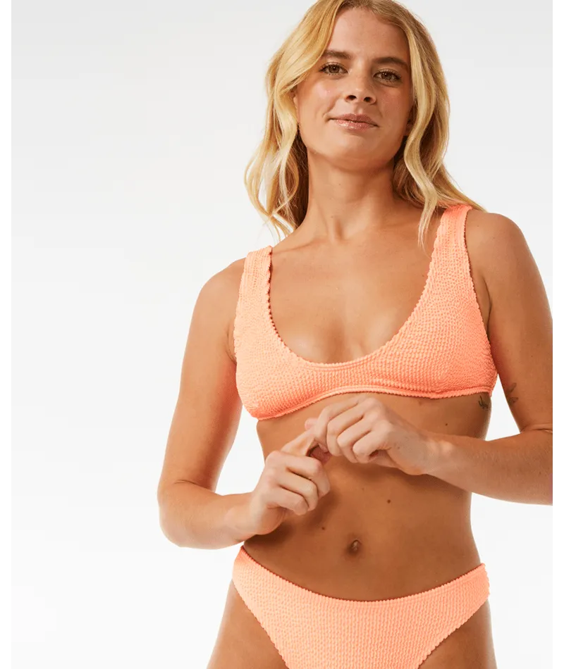 Rip Curl Sunshine Cheeky Bottom-Coral