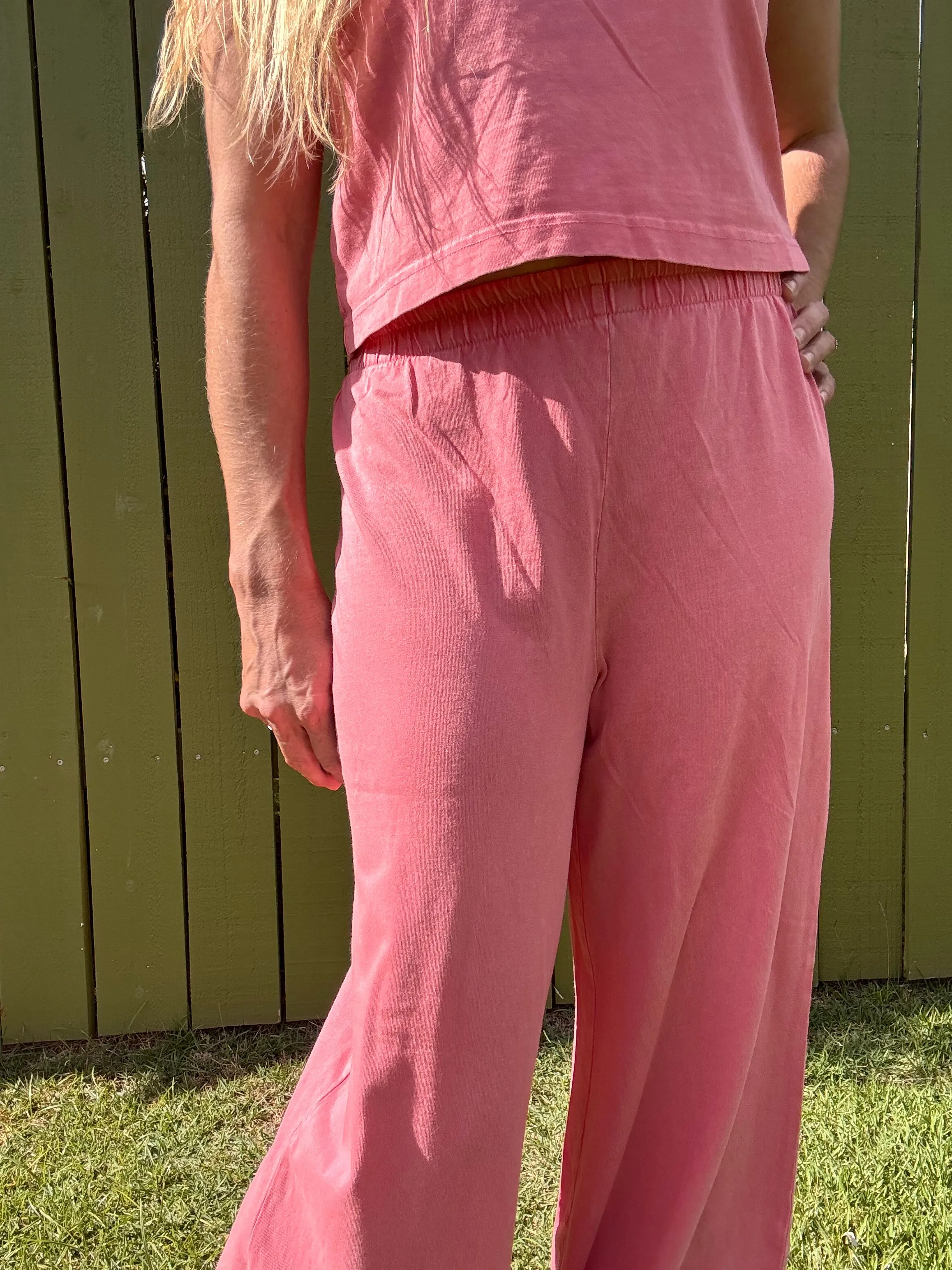 ZSUPPLY Scout Jersey Flare Pant - Sunset Pink